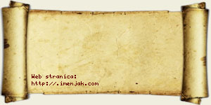 Una Kalajić vizit kartica